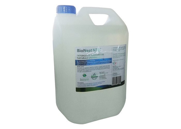BioNeat Detergente sgrassatore con soluzione nano-tech 5 litri